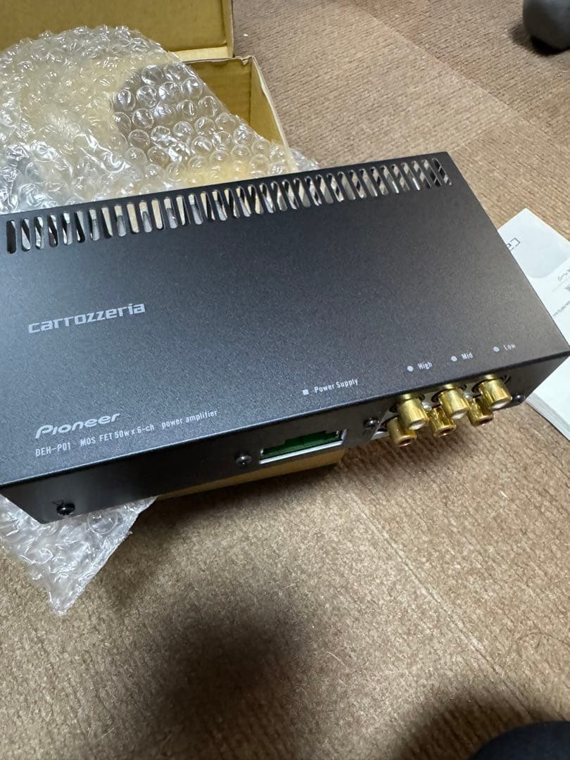 deh-p01 パワーアンプ　未使用品