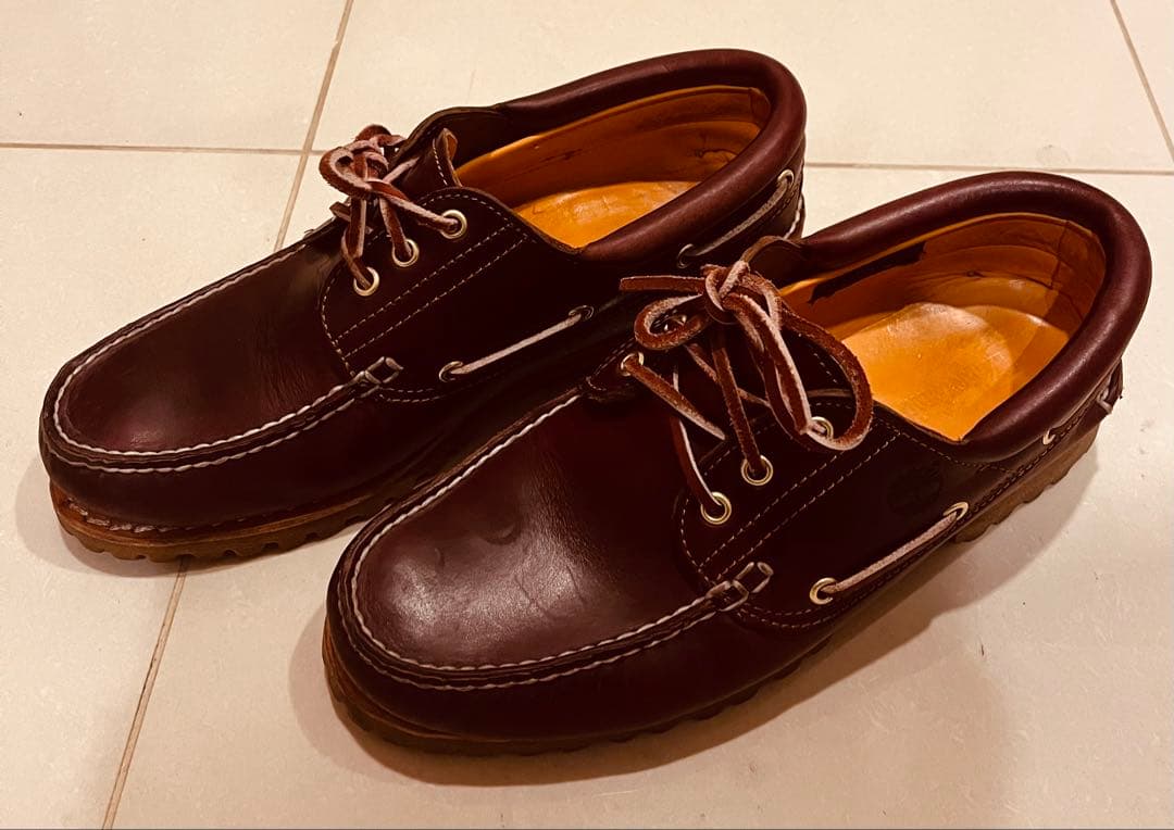 【未使用に近い】Timberland ティンバーランド 3eye 革靴 デッキ