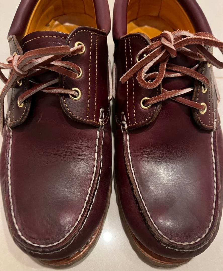 【未使用に近い】Timberland ティンバーランド 3eye 革靴 デッキ