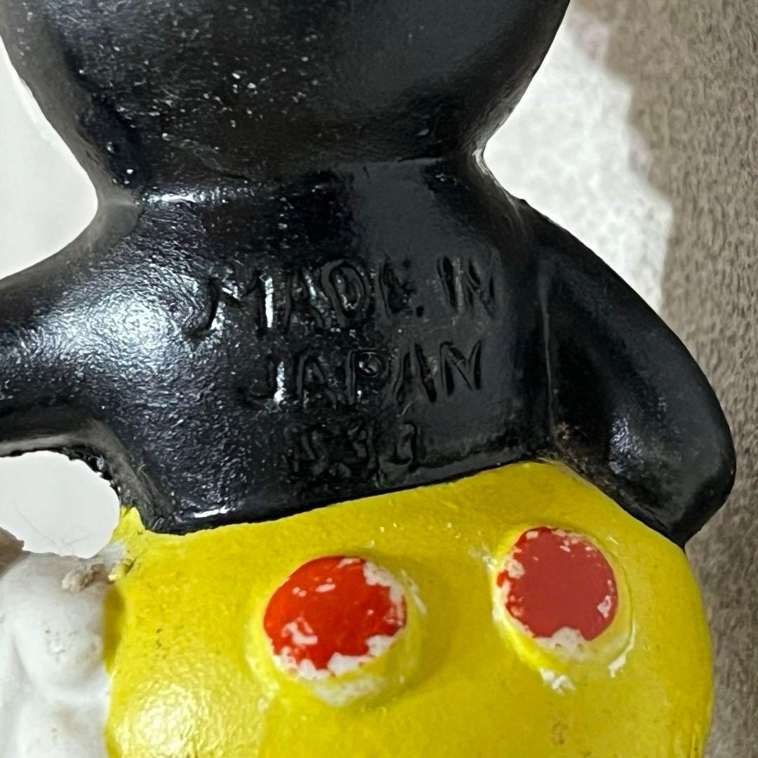 ヴィンテージ Disney ミッキーミニー アンティーク 置物 日本製