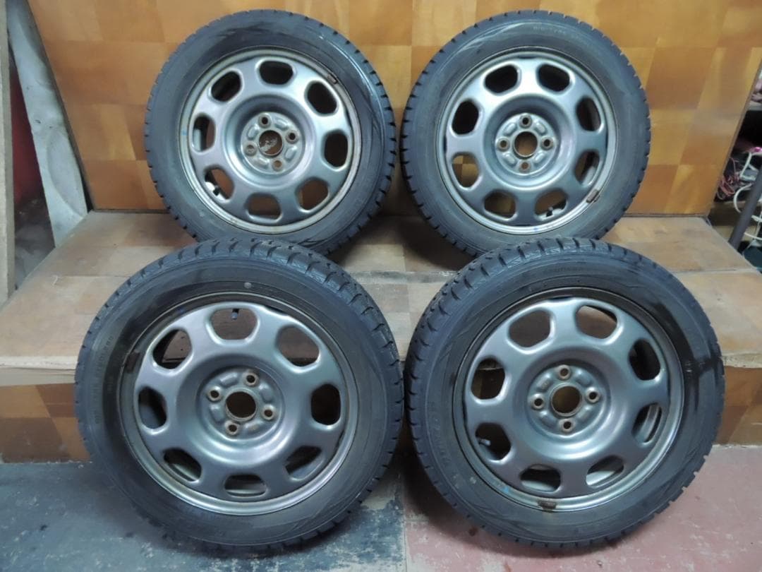 A27　165/60R15　ダンロップ　スタッドレス　4本　ハスラー　サビ 小傷