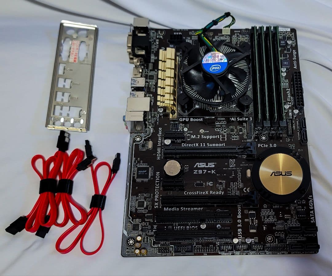 Intel Core i7 4790k ASUS Z97-K メモリ32G