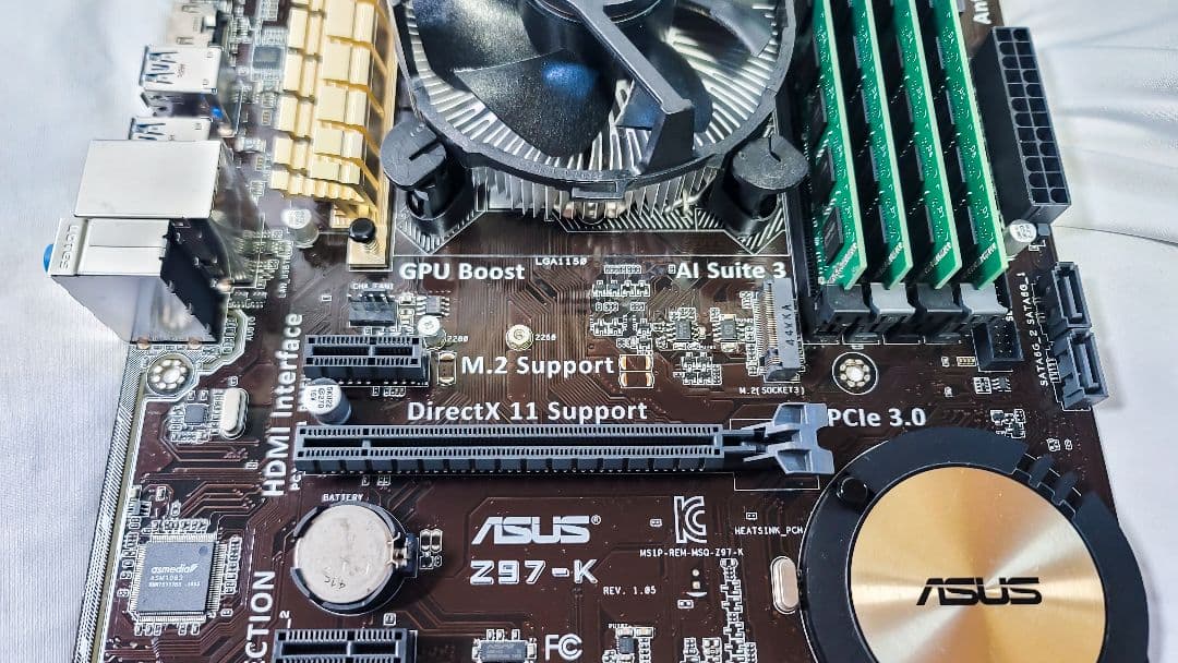 Intel Core i7 4790k ASUS Z97-K メモリ32G