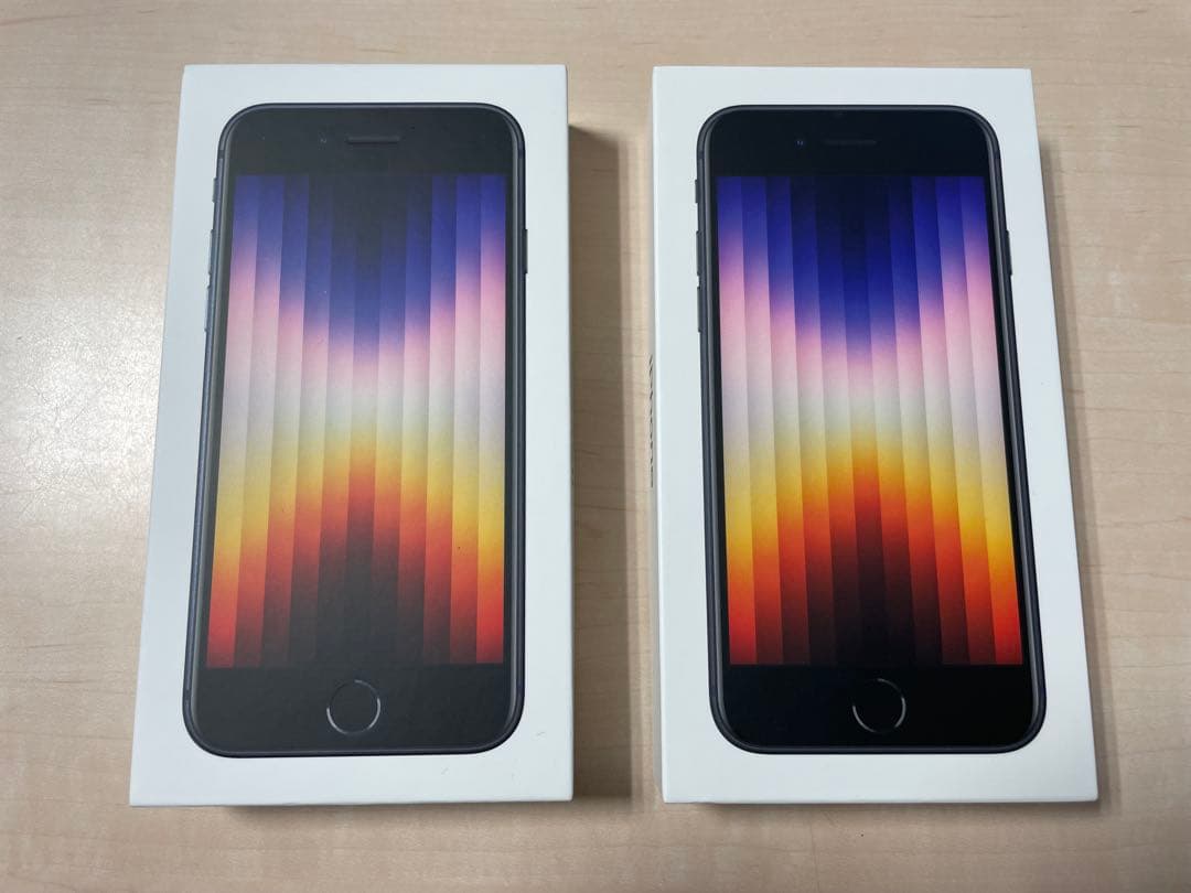 【新品未開封】 iPhoneSE 第3世代 64GB　2台 （SIMフリー）