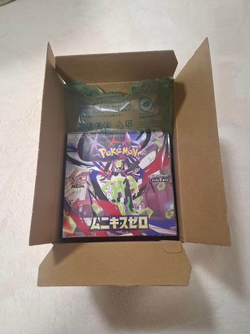 【新品未開封】ポケモンカード ムニキスゼロ 1BOX シュリンク付き