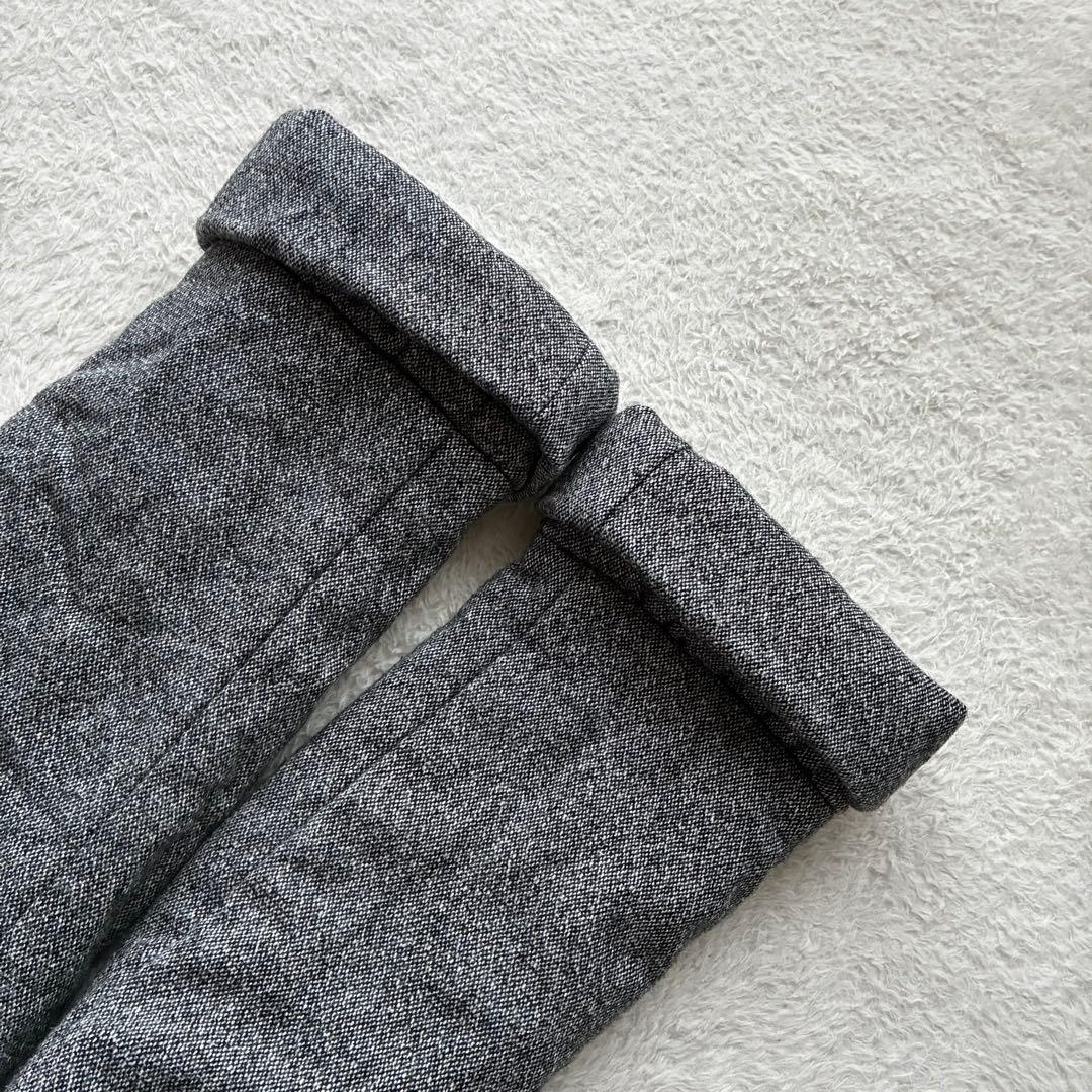 M'S GRACY 美品 レッキスファー フード付きフリルコート 38 黒