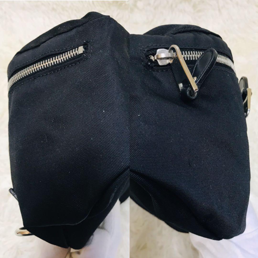 【極美品】グッチ ボディバッグ シェリーライン ナイロン ブラック