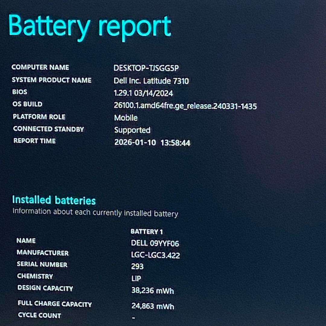 ★第10世代Core i7★ メモリ16GB 2020年製 DELL F26