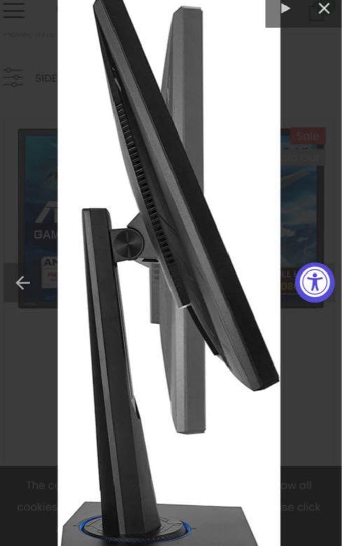 ディスプレイ　24インチ　asus