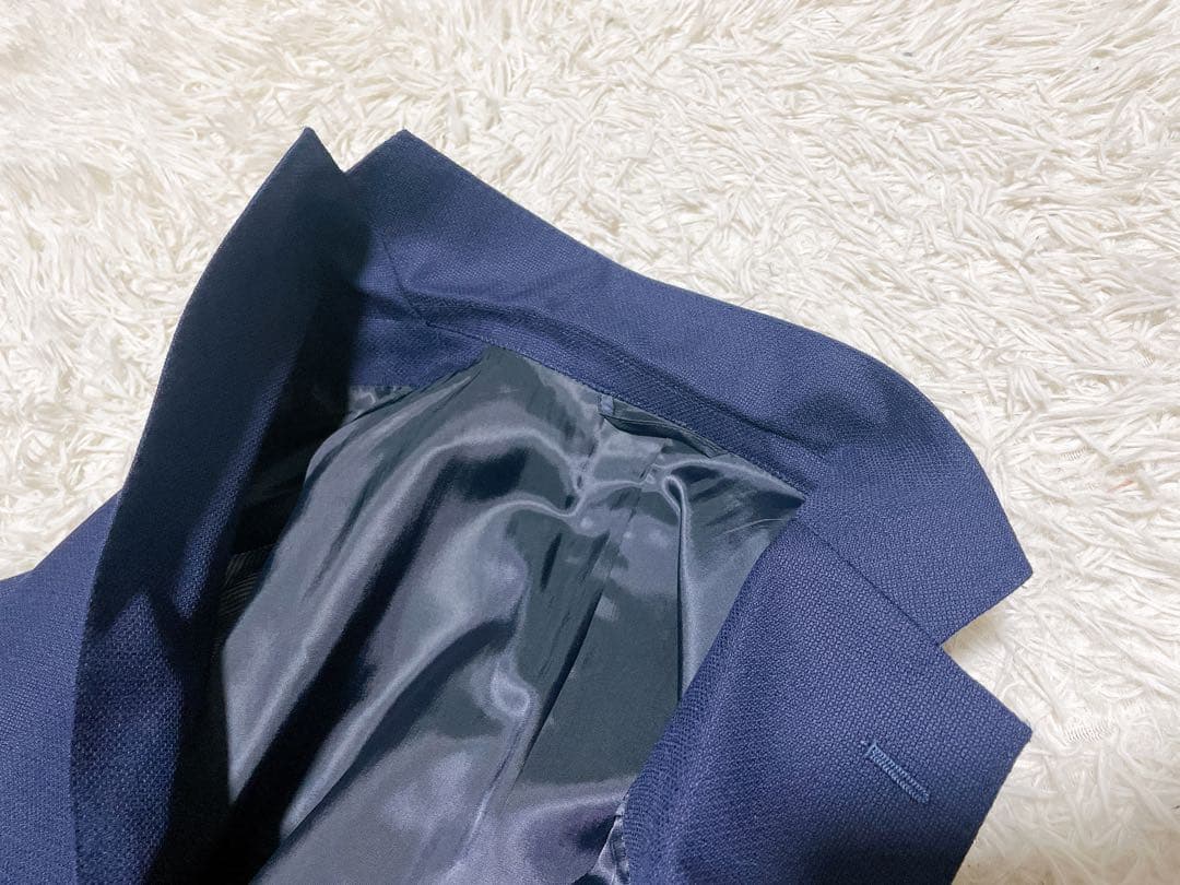 UNIVERSAL LANGUAGE CANONICO ネイビージャケット