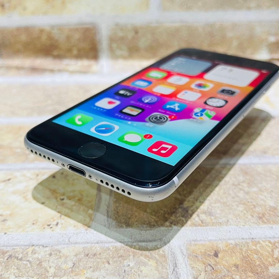 SIMフリー iPhoneSE2 64GB ホワイト バッテリー良好