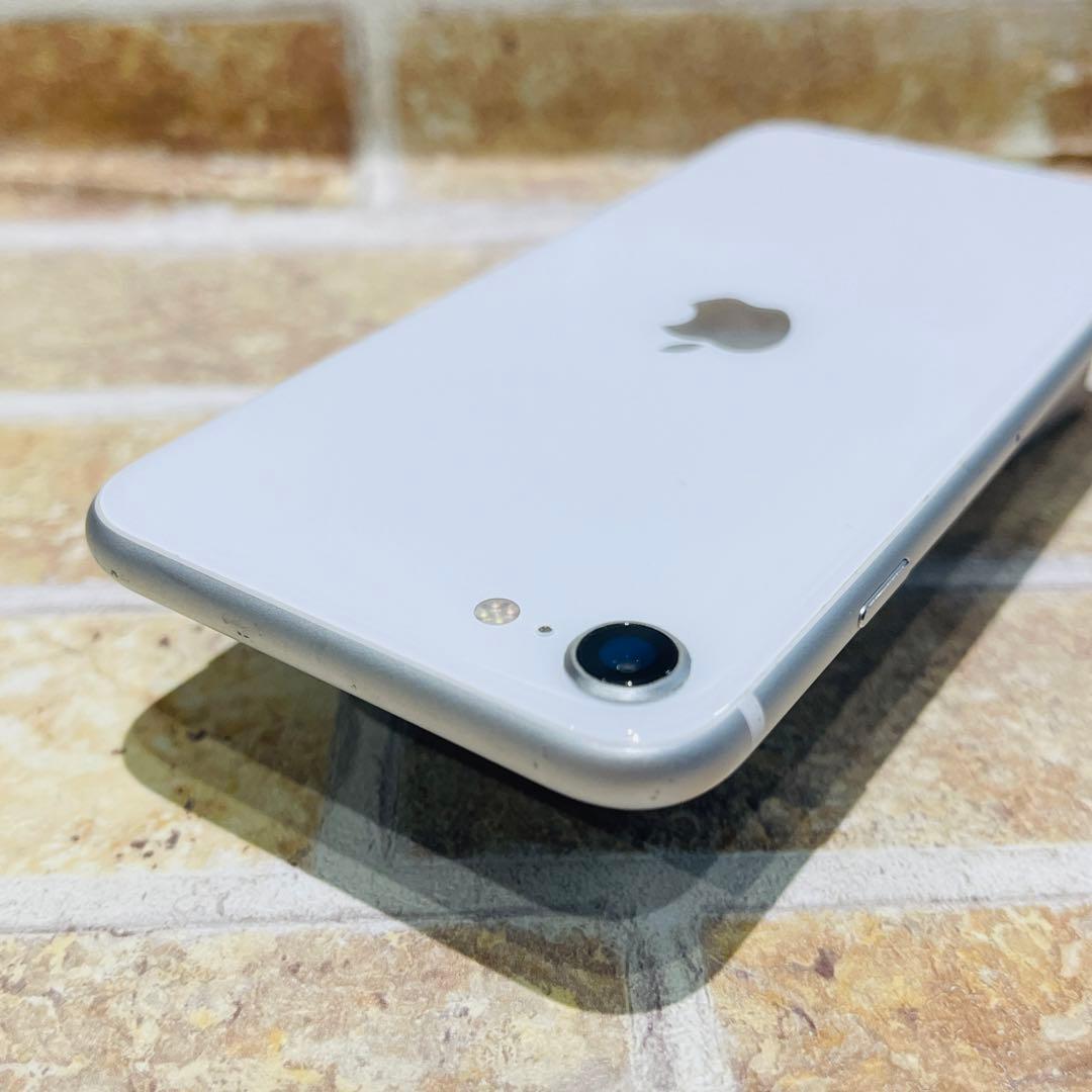 SIMフリー iPhoneSE2 64GB ホワイト バッテリー良好