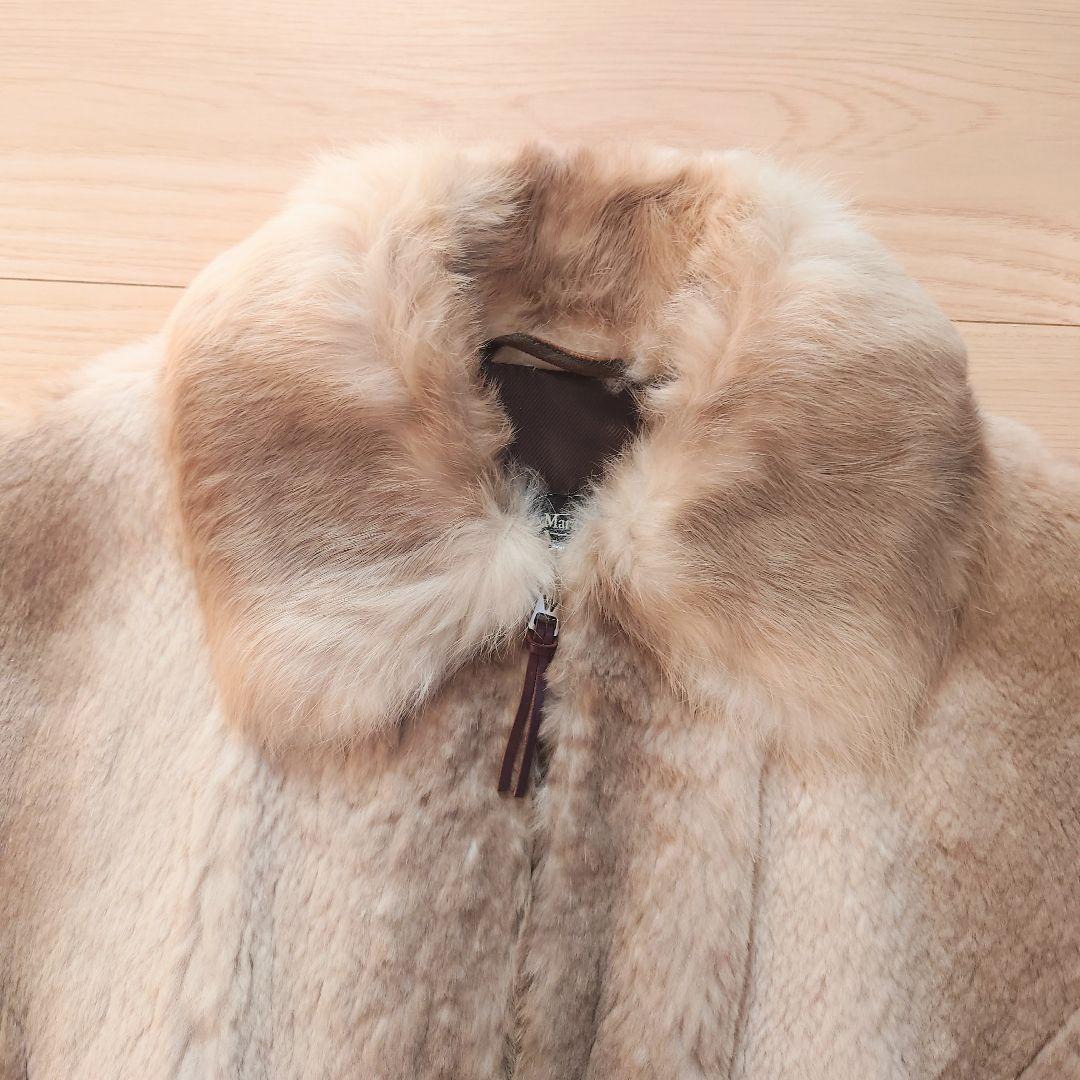 【期間限定出品】Max Mara　ピュアラビットファー　ジレ
