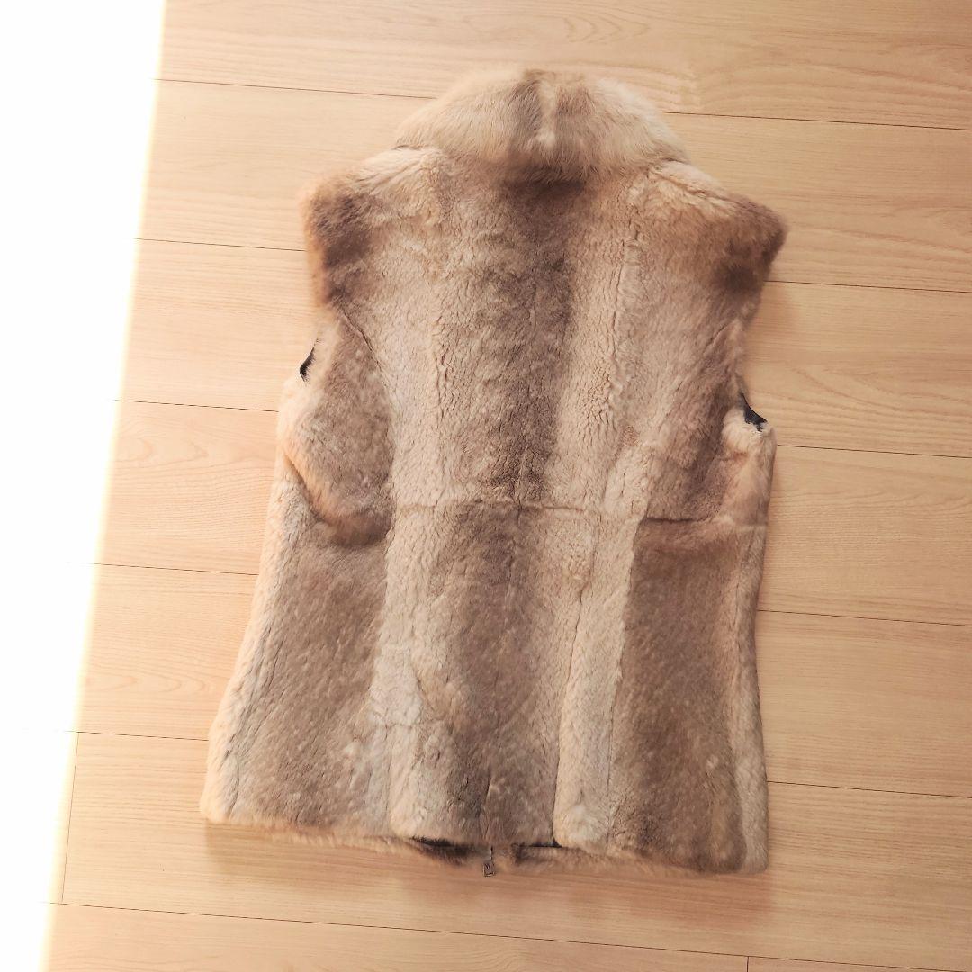【期間限定出品】Max Mara　ピュアラビットファー　ジレ
