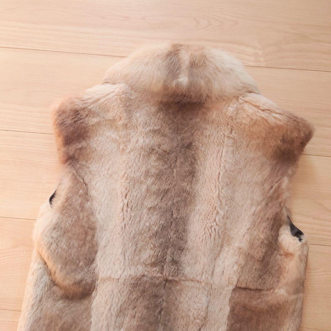 【期間限定出品】Max Mara　ピュアラビットファー　ジレ