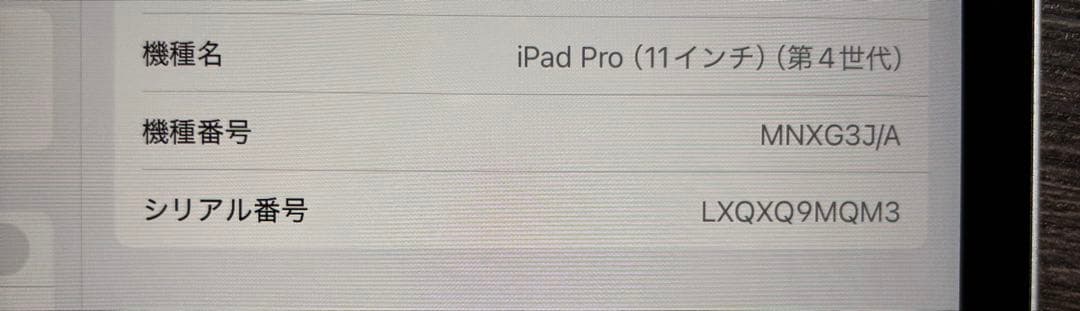 iPadPro第四世代256G本体 WiFiモデル新品ガラスフィルム、箱付き！！