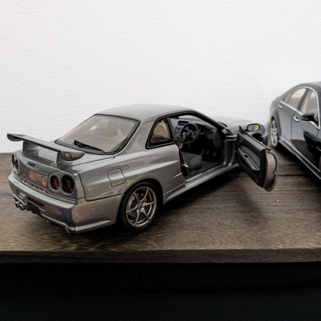 スカイライン GT-R 1/18　R34 skyline AUTOart