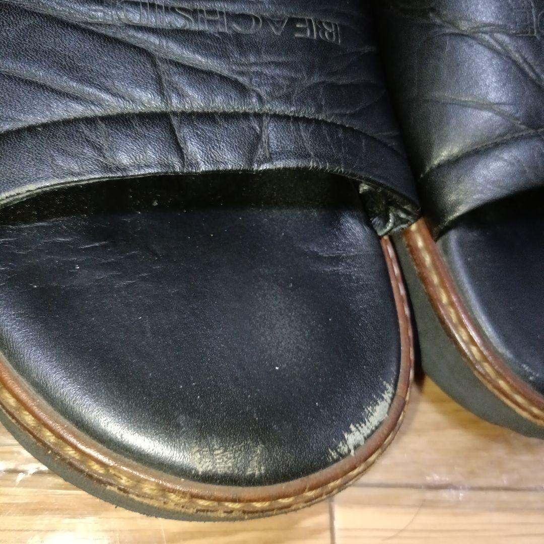 DAIRIKU レザーサンダル 20ss slipper for guests