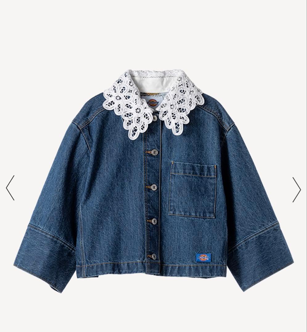15　 レース襟デニムジャケット