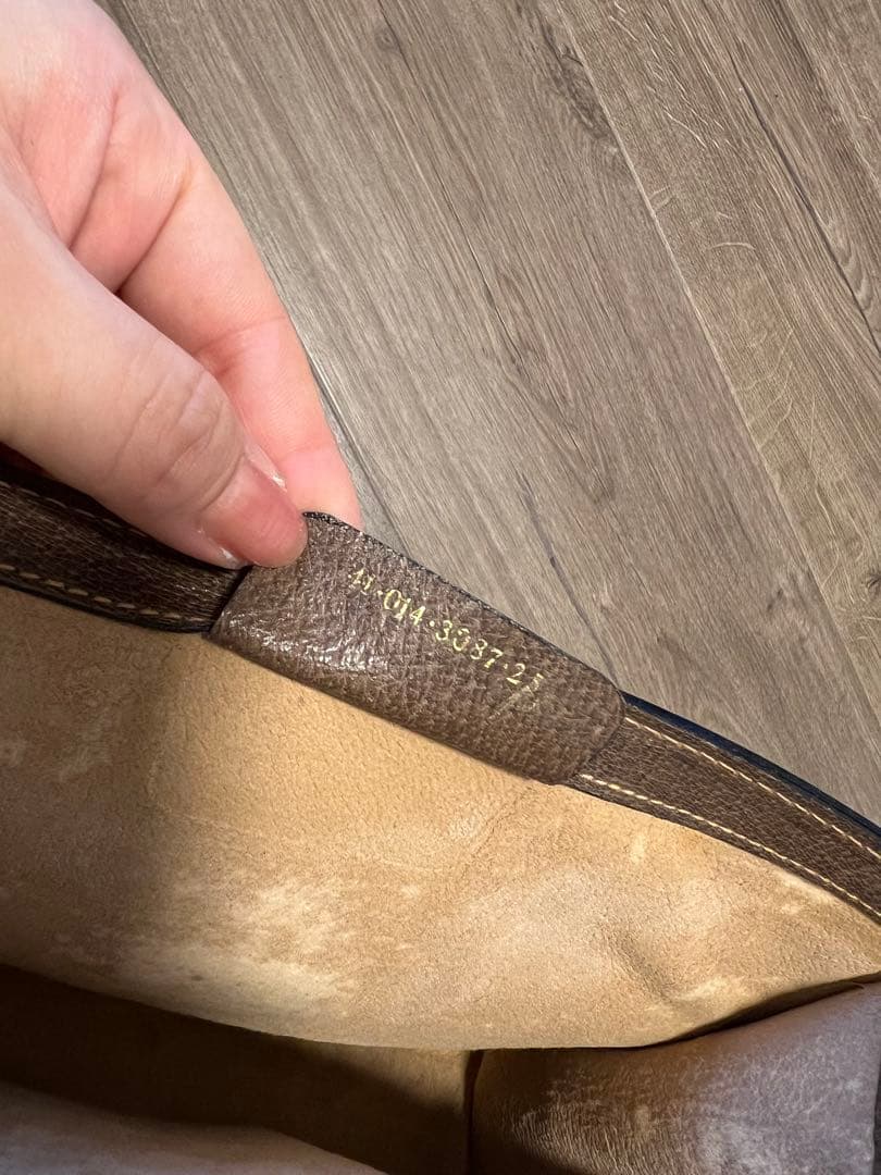 【人気】オールドグッチ　Gucci GGパターン クラッチバッグ