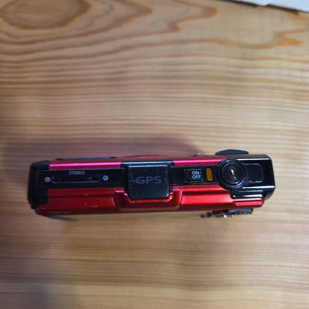 OLYMPUS STYLUS TG-2 レッド カメラ　ウォータープルーフ