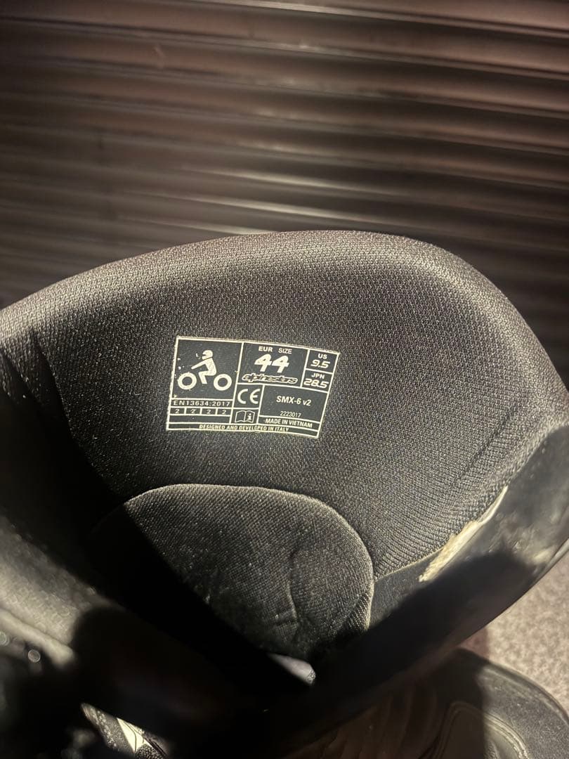 Alpinestars バイクブーツ ブラック/ホワイト　28.5cm