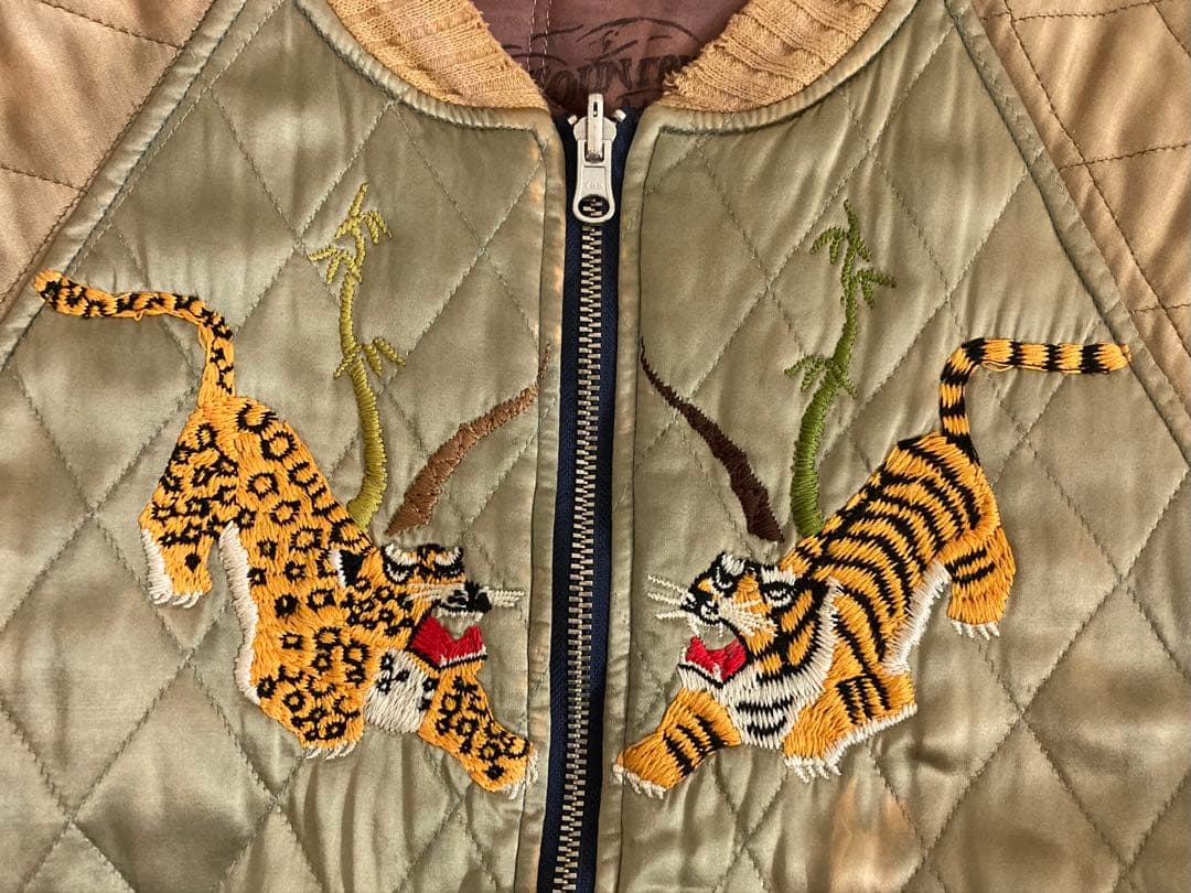 KAPITAL KOUNTRY ヴィンテージ加工 百稚虎 スーベニア スカジャン