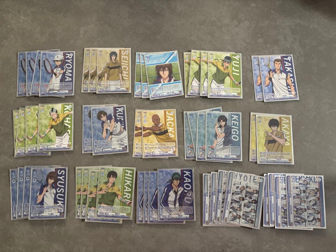 ヴァイスシュヴァルツブラウ　引退品　テニスの王子様　デッキ2個　値下げ交渉可