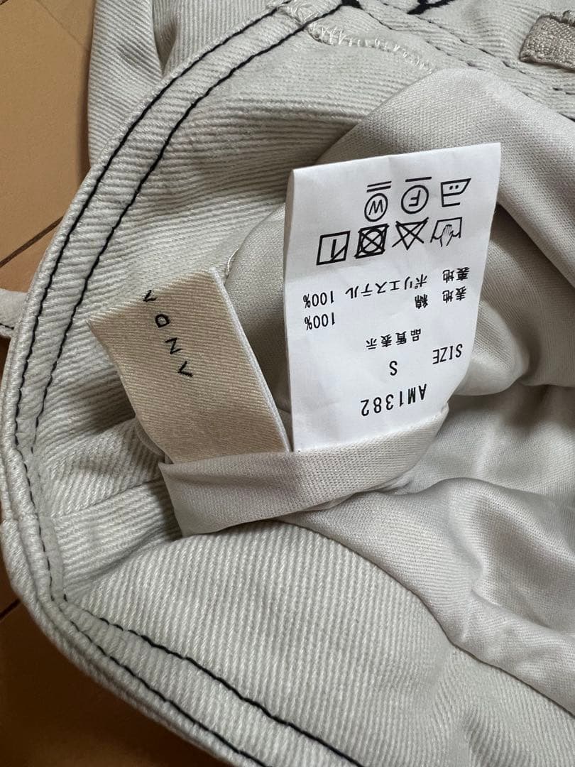 スカート andmary Kika button mini skirt beige S