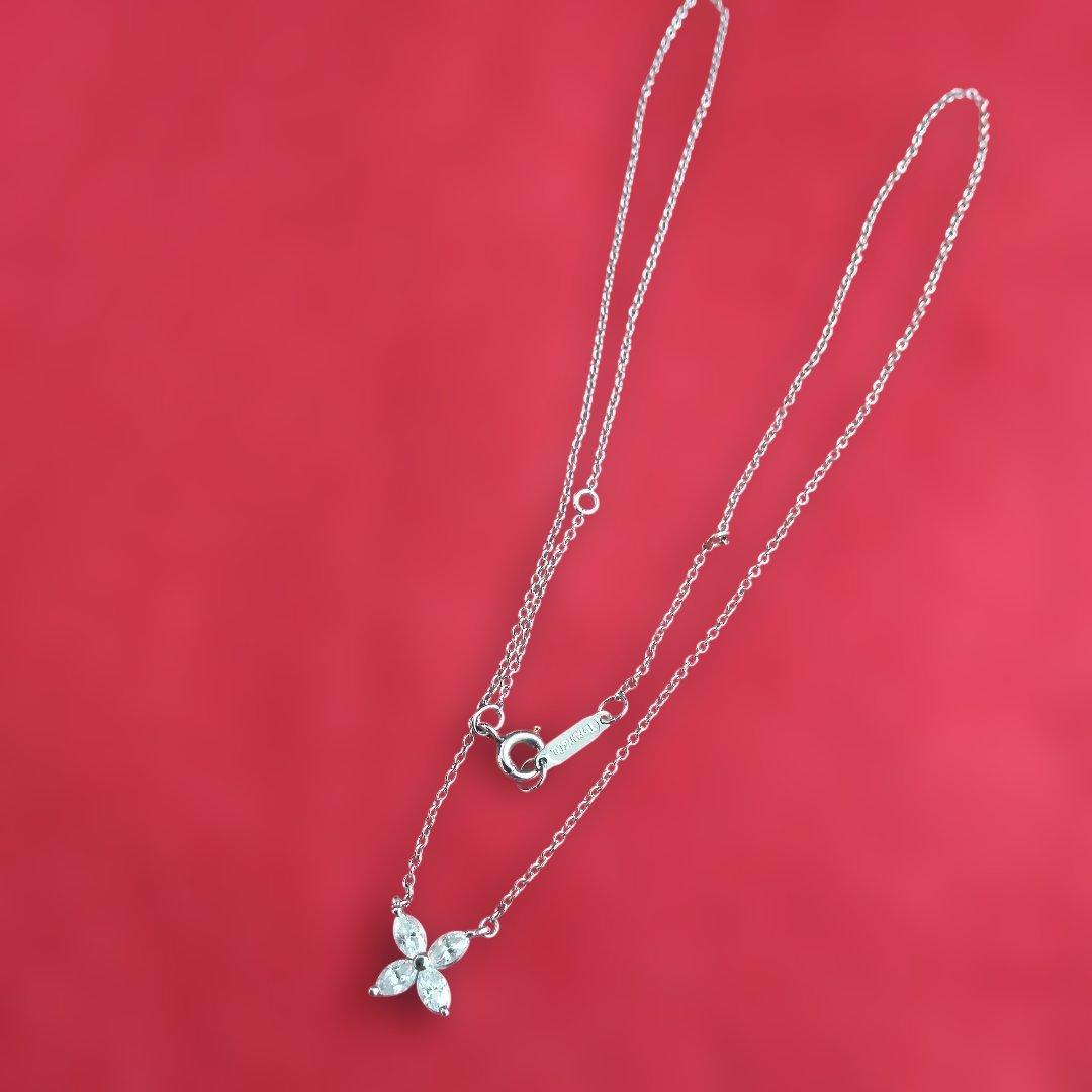 ティファニー ビクトリア ダイヤネックレス Pt950