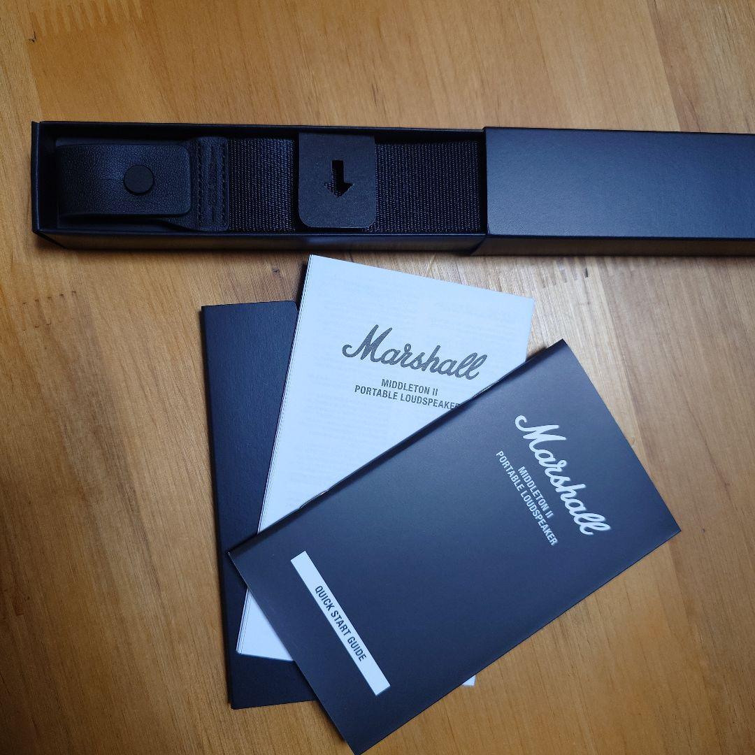 極美品 Marshall Middleton Ⅱ ブラック 2025年12月購入