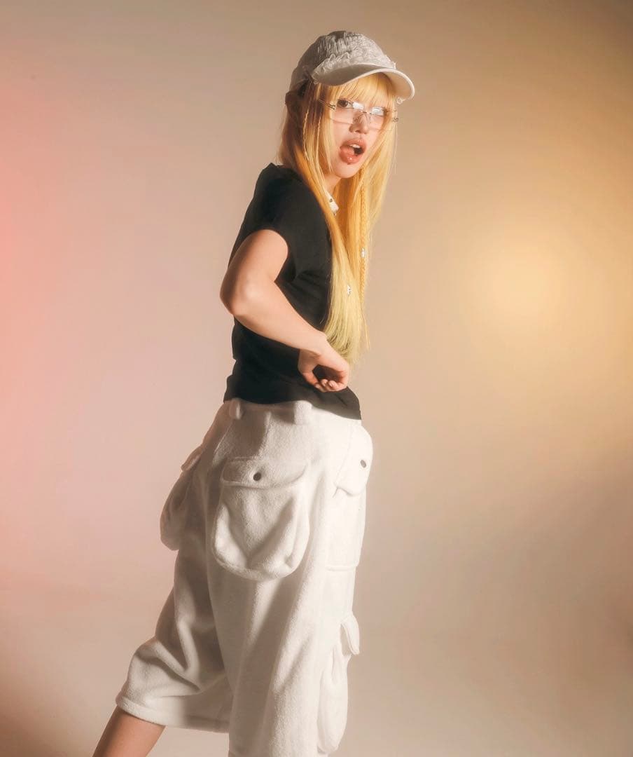 a2o パイルワイドパンツカーゴショーツ