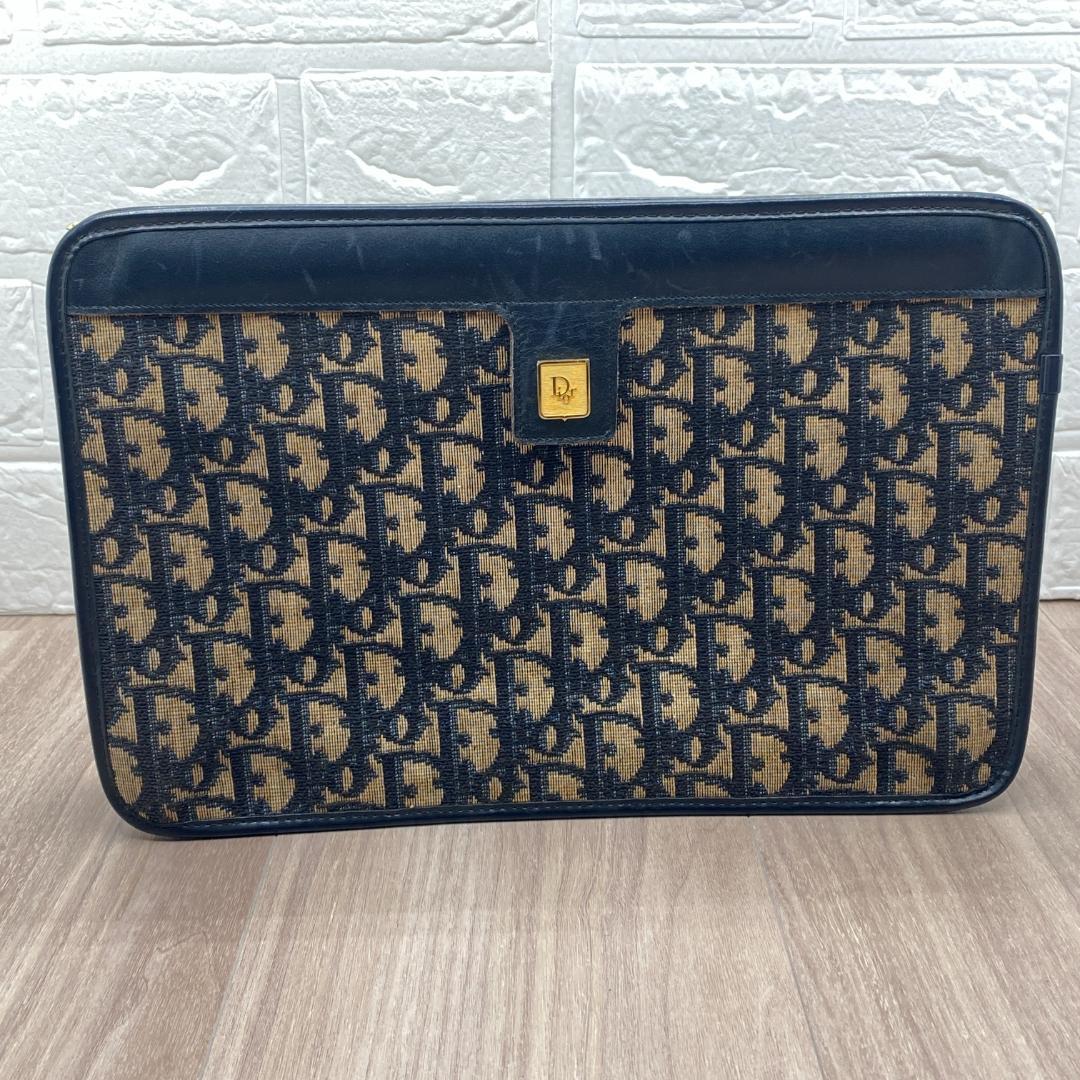 ◆Christian Dior　クラッチバッグ　トロッター　ヴィンテージ