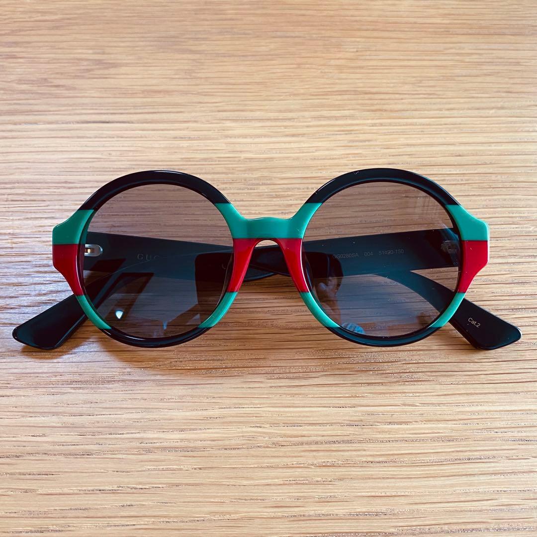 GUCCI 正規品 イタリア製 GG0280SA ラウンド型 サングラス グッチ