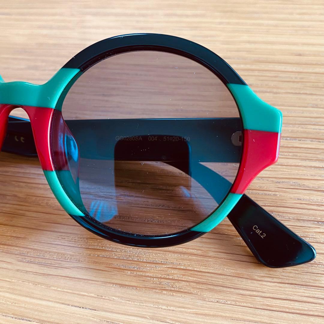 GUCCI 正規品 イタリア製 GG0280SA ラウンド型 サングラス グッチ