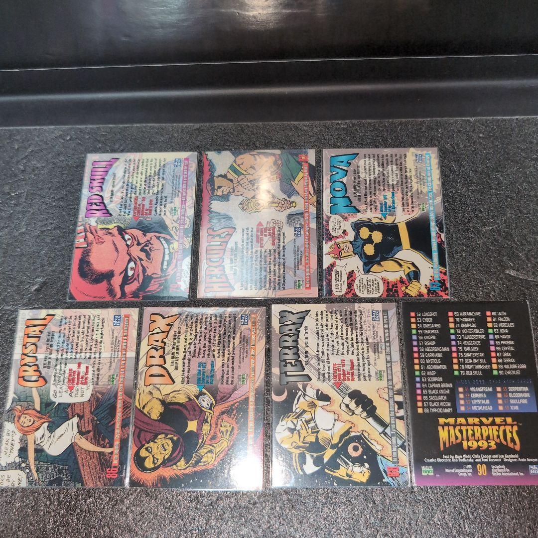 MARVEL 1993 トレーディングカード まとめ メルカリ便