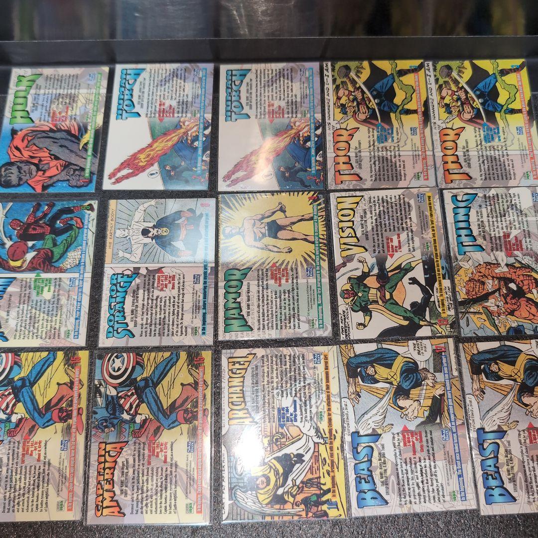 MARVEL 1993 トレーディングカード まとめ メルカリ便