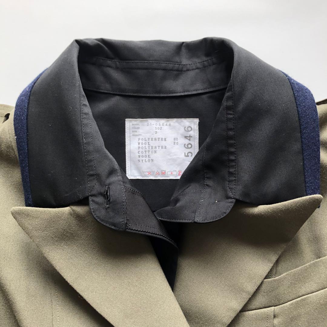 ★美品★sacai 21AW Suiting DockingOnepiece 2