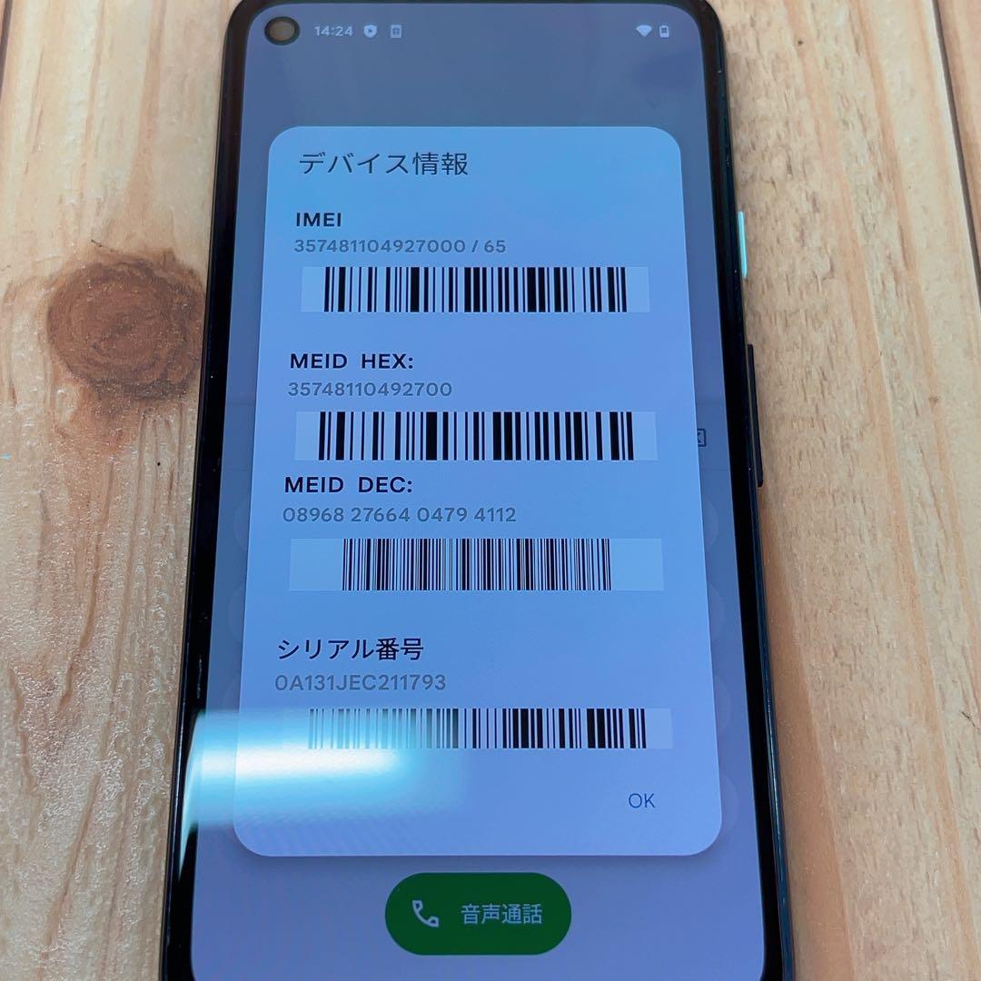 SIMフリー 本体 Google pixel 4a 128 GB 058G4