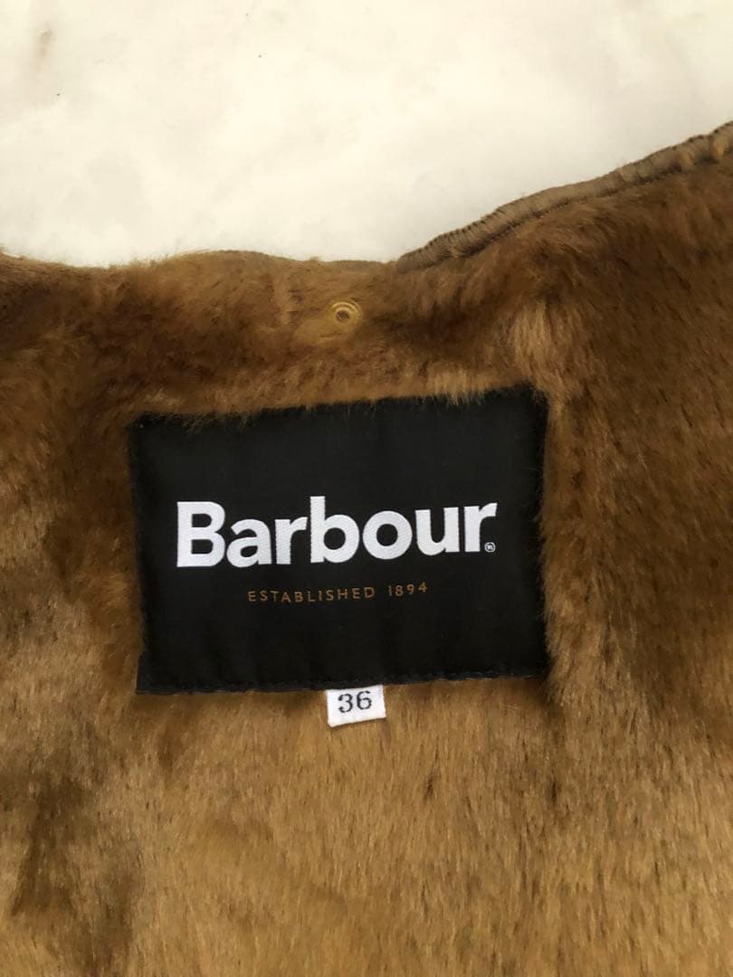オ*ン様 Barbour バブアー ベスト ブラウン ヴィンテージ ユーロベスト