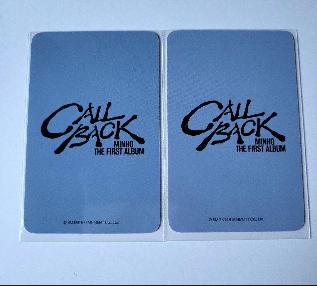 ミノ★SHINee　CALL BACK EVERLINE ギフトチケット　トレカ