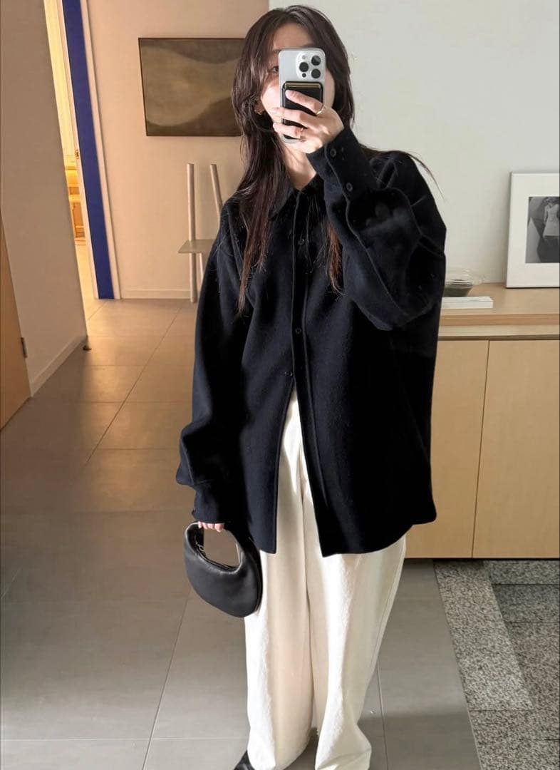 ジャケット・アウター todayful Wool Shirts Jacket /Black38