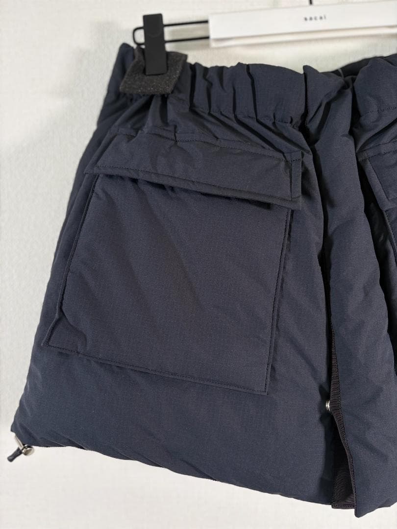 新品未使用　sacai　ダウンスカート ショート丈　サンプル