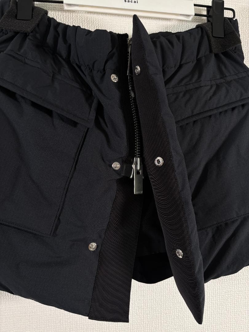 新品未使用　sacai　ダウンスカート ショート丈　サンプル