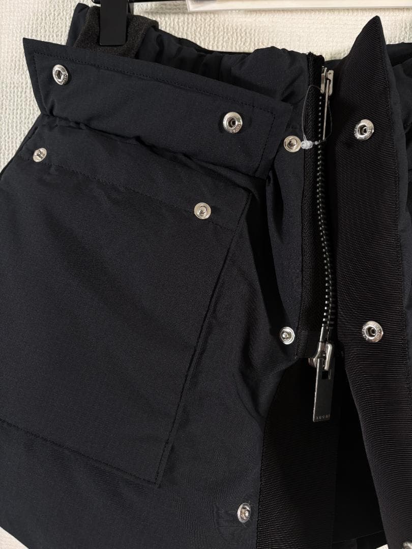 新品未使用　sacai　ダウンスカート ショート丈　サンプル
