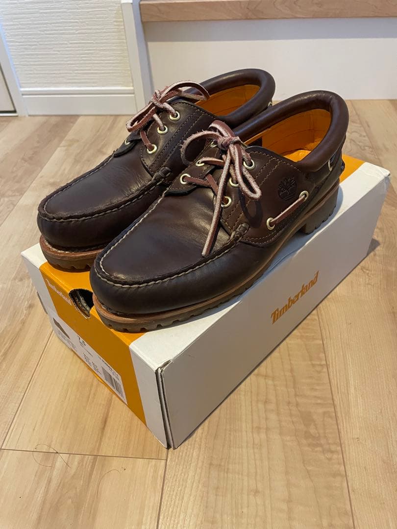 Timberland ティンバーランド3eye 25.5㎝　ブラウン