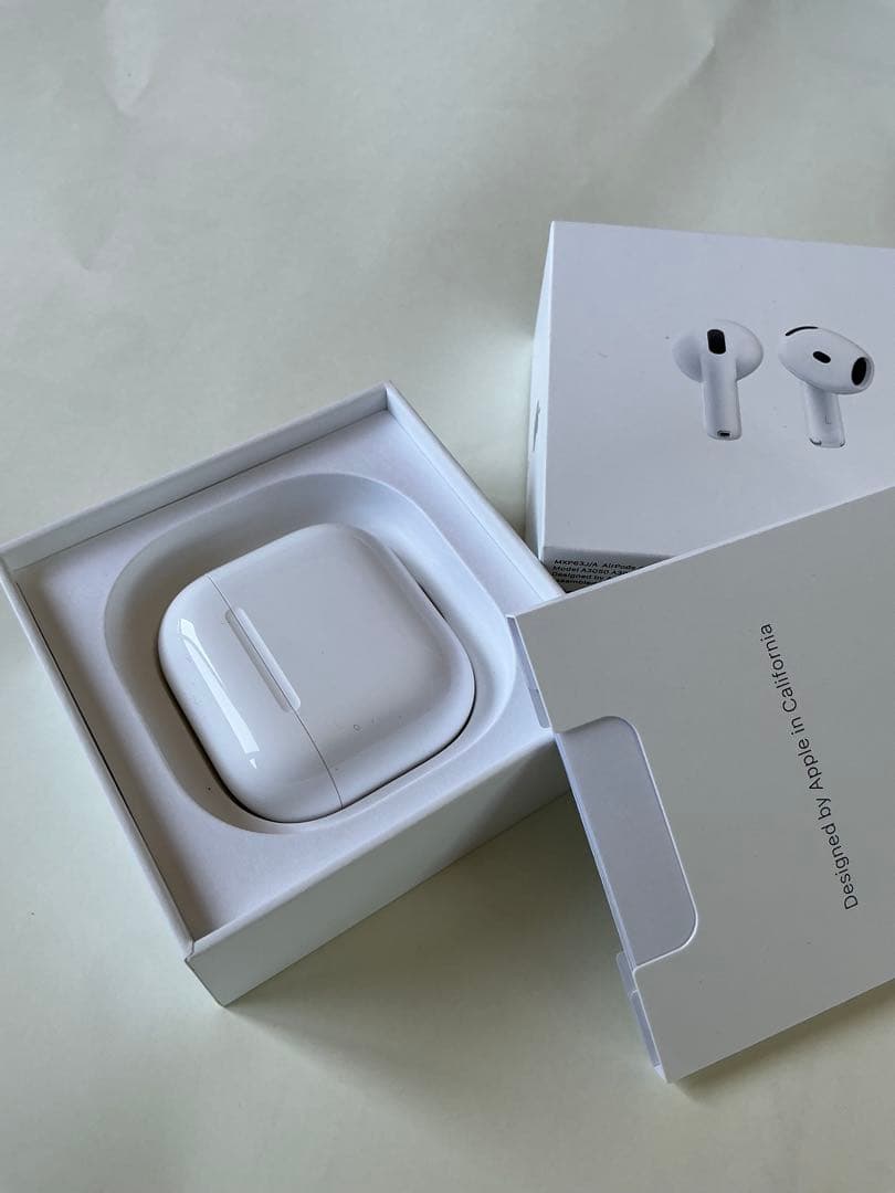 Apple AirPods 4 ワイヤレスイヤーパッド(アクティブNCなし)