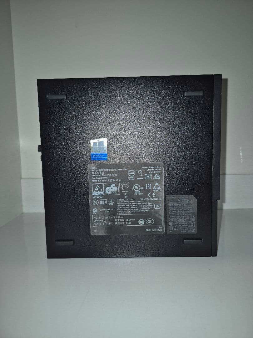 DELL OptiPlex 3070 Micro 9th Core i5　8GB