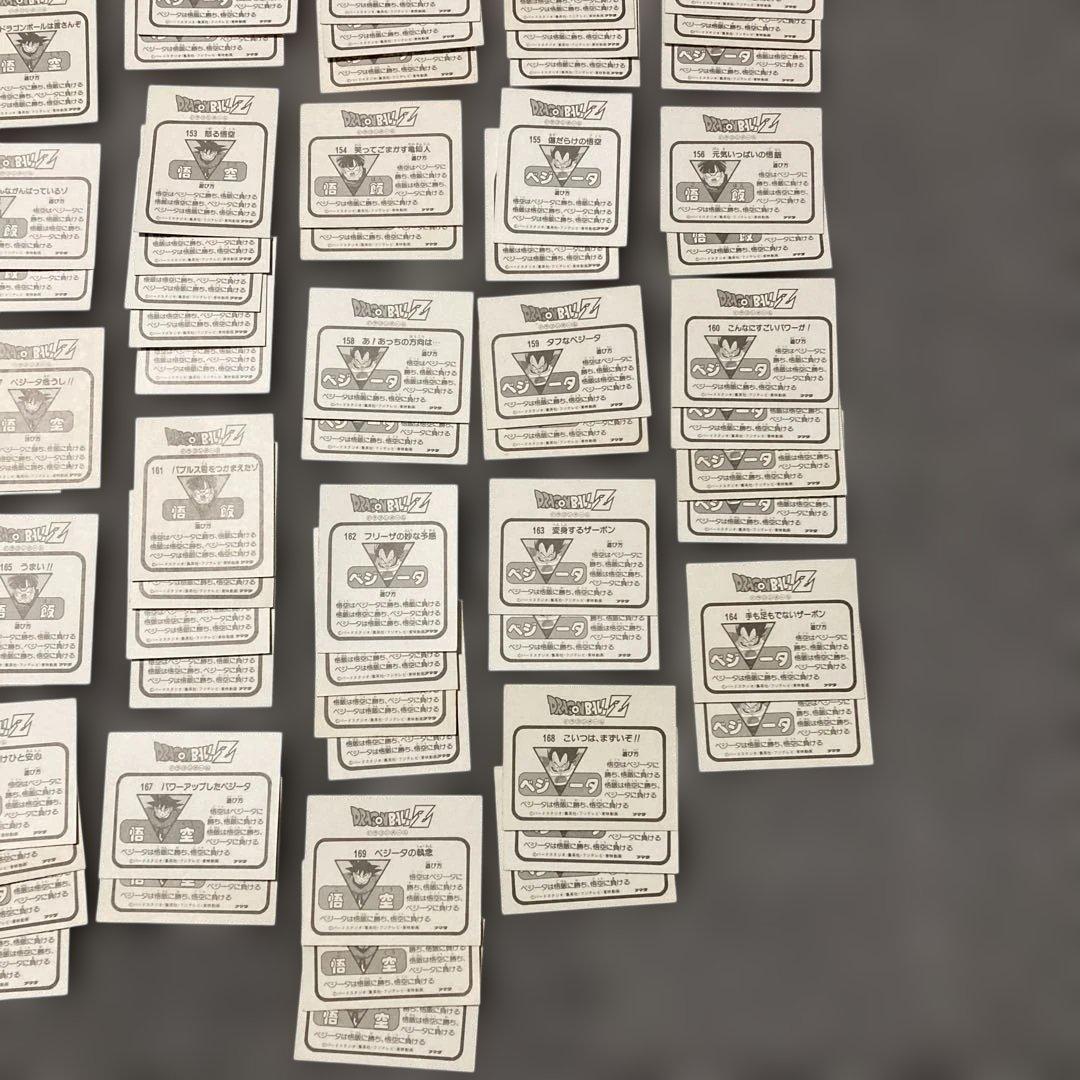 【希少品】ドラゴンボールZアマダ カードセット 158枚 原画絵 昭和レトロ