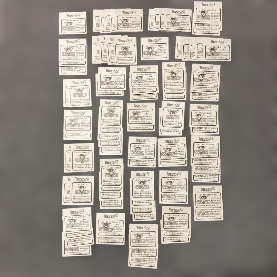 【希少品】ドラゴンボールZアマダ カードセット 158枚 原画絵 昭和レトロ